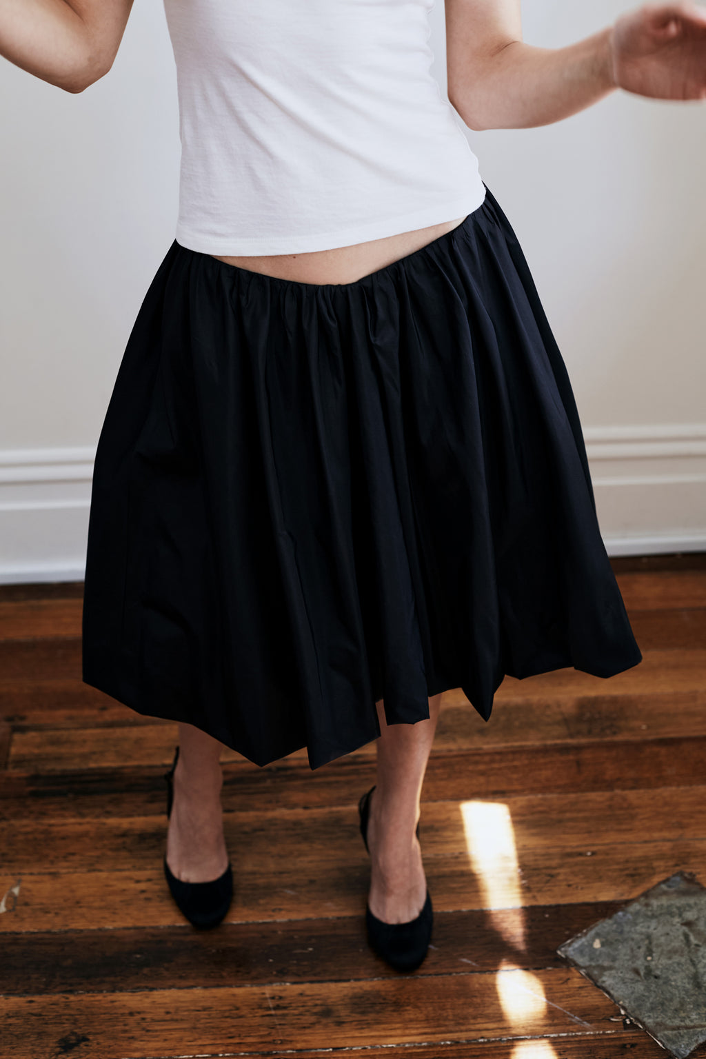 The Polonaise Skirt in Silk