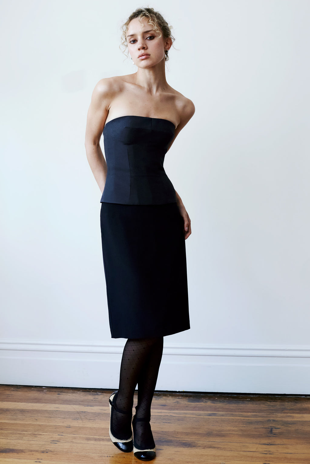 The Trinity Bodice in Wool & Silk