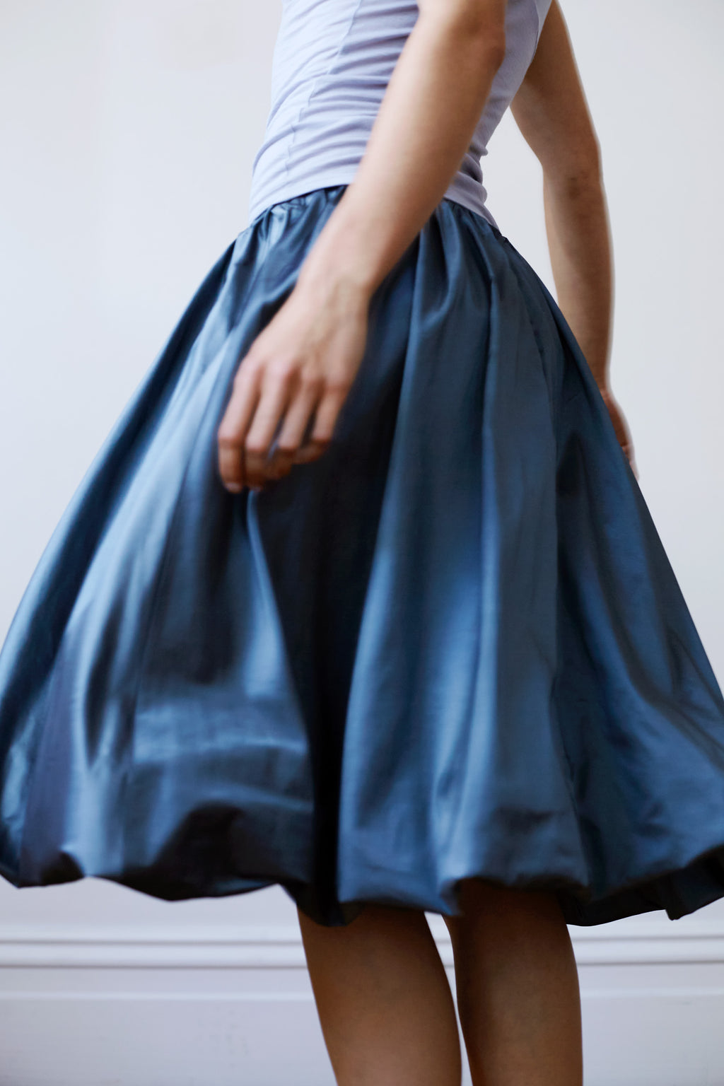 The Polonaise Skirt in Silk