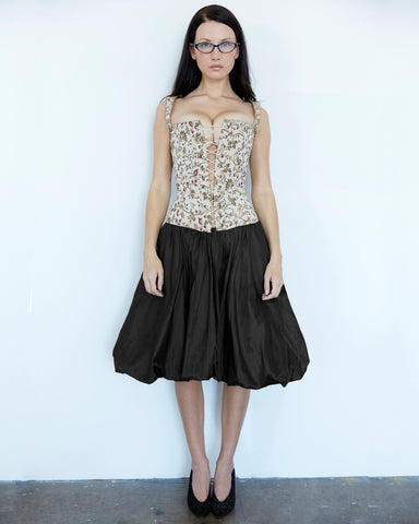 The Polonaise Skirt in Silk Taffeta