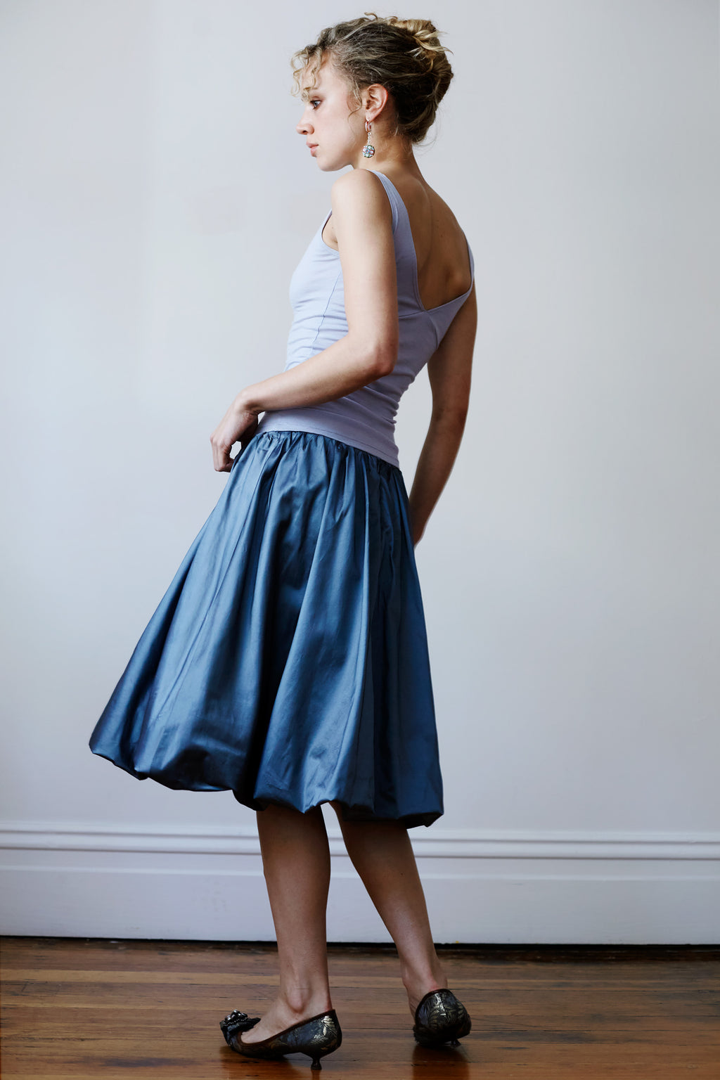 The Polonaise Skirt in Silk